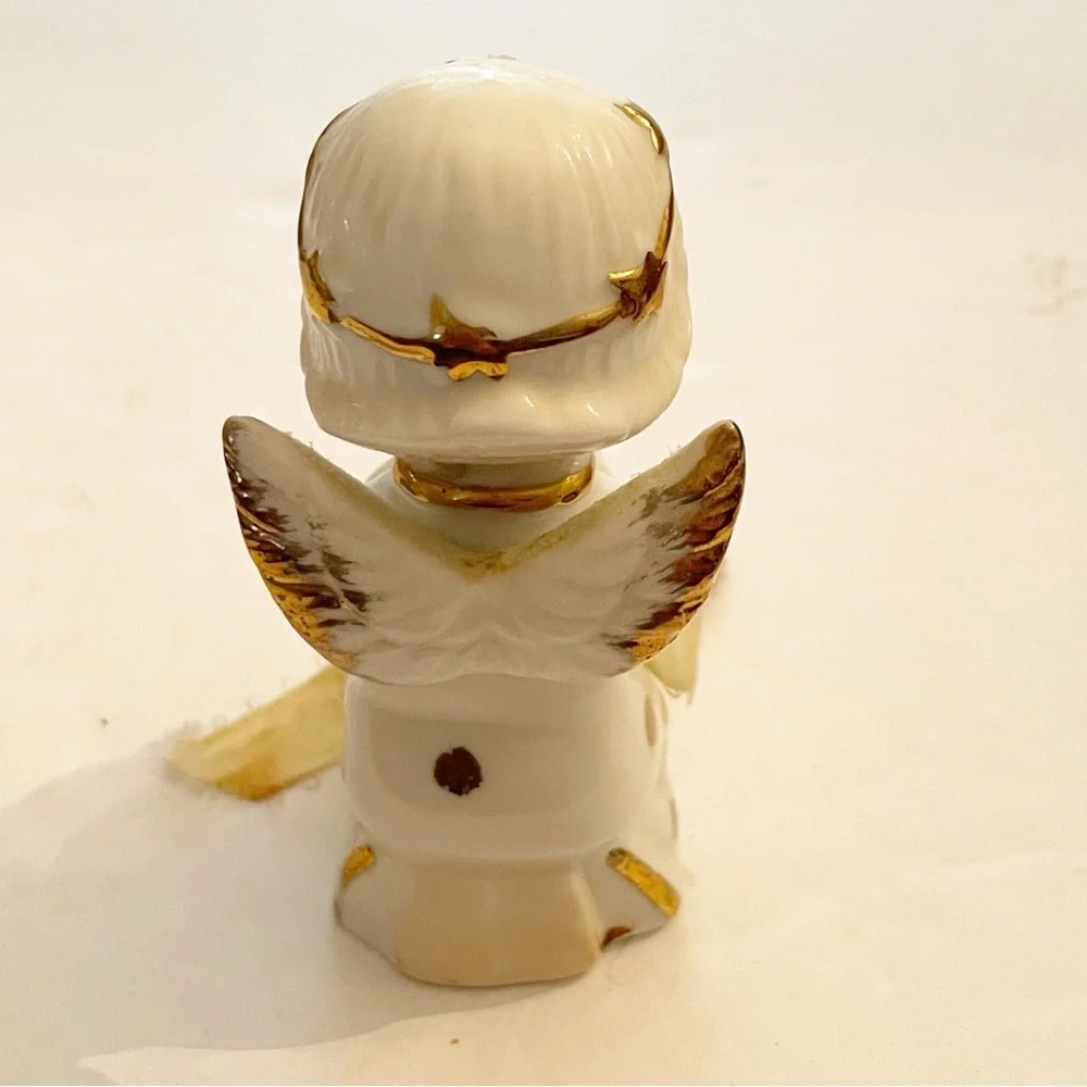 Toma Vintage Made in‎ Korea Porcelain Angel Mini Figure Jesus Christ Church 3.5”